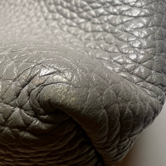 Fossil Kinley Small Envelope Leather Crossbody in Shadow Gray Adjustable Strap - Picture 13 of 16